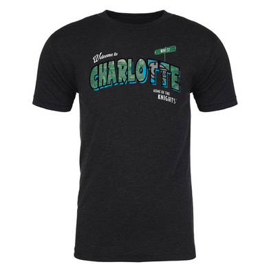 Charlotte Knights 108 Stitches Postcard Tee