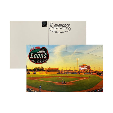 Great Lakes Loons Dow Diamond Postcard