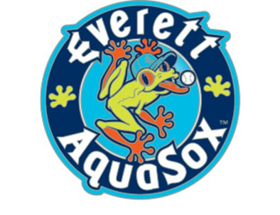 Everett AquaSox Lapel Pin Primary Logo