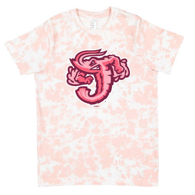 Jacksonville Jumbo Shrimp Bimm Ridder Youth Rose Tie Dye Tee