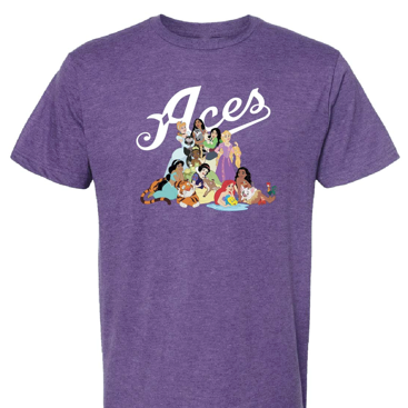 Princess Theme Night Purple Youth Tee
