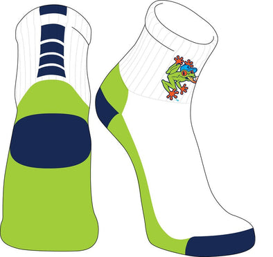 Everett AquaSox Dash Quarter Socks