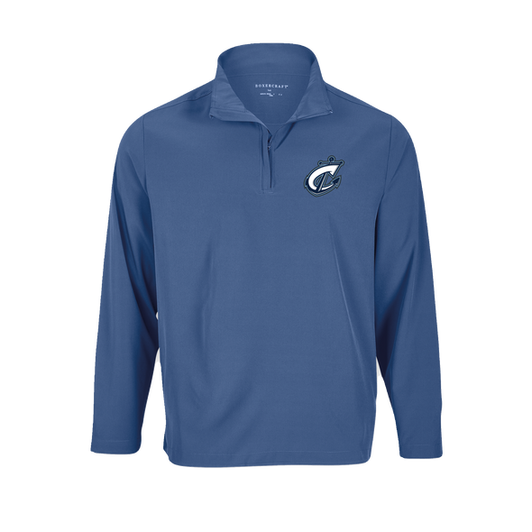 Columbus Clippers Boxercraft Woven Quarter Zip Pullover