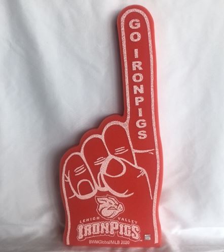 IronPigs Red 16" Foam Finger