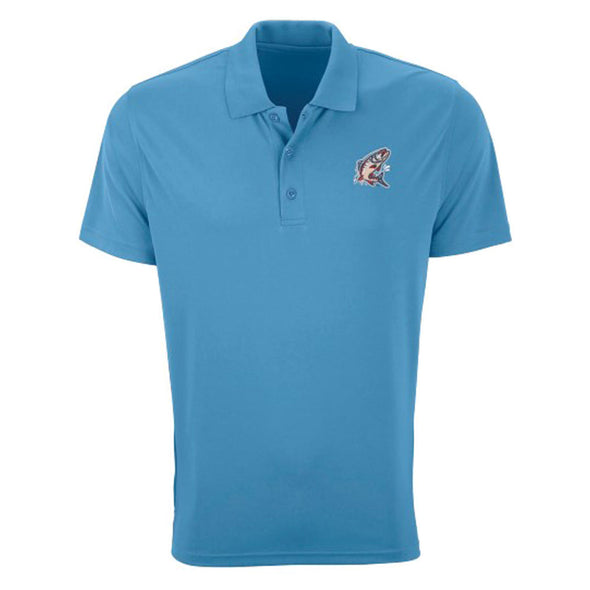 Spokane Indians Carolina Blue Redband Polo