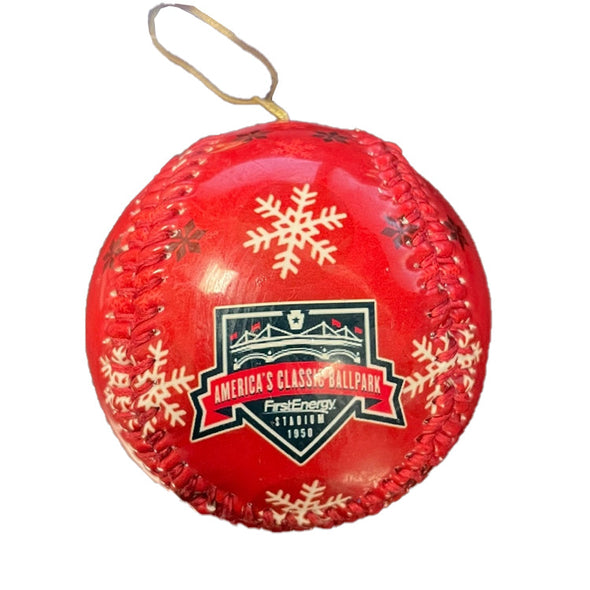 America's Classic Ballpark R-Phils Baseball Snowflake Baseball Ornament