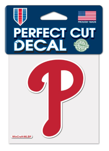 Phillies Red P Decal