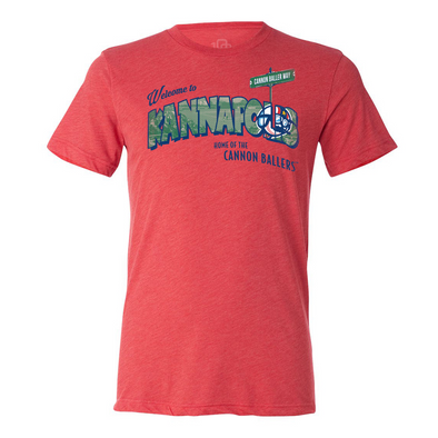 Red Kannapolis Postcard Tee