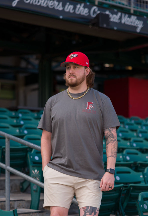 Red Primary Logo Snapback