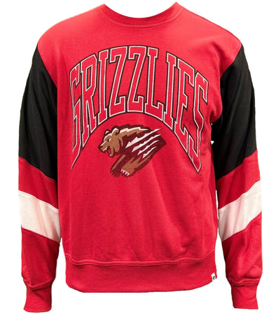 Women's Red Grizzlies Pull Over