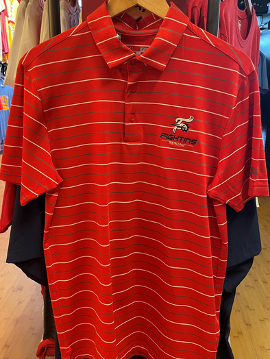 UA Red Striped Polo