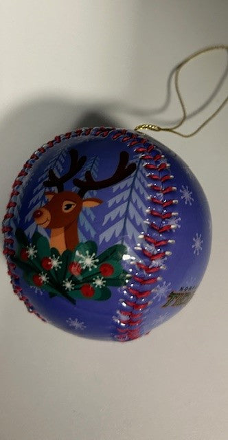 Norfolk Tides Baseball Ornaments