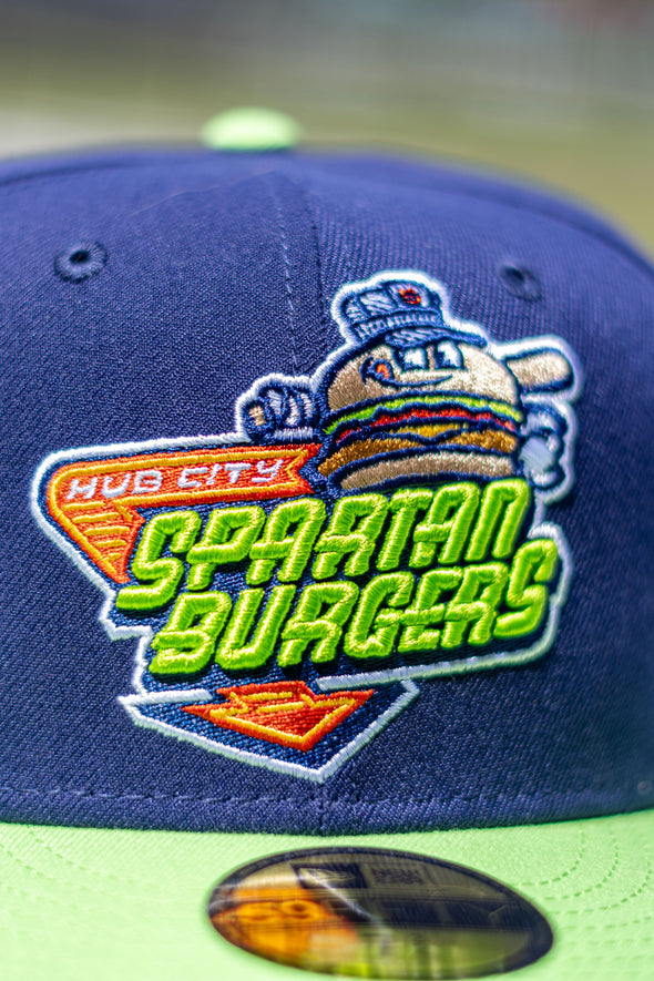 5950 Nvy/Grn Primary Logo Fitted Hat