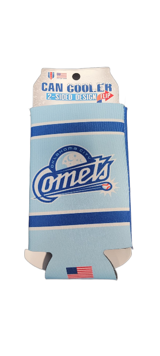 OKC Comets Script OKC 20oz Can Cooler