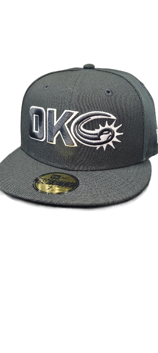 OKC Comets Black OKC 59/50 Fitted Cap