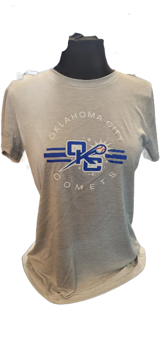 OKC Comets Women's Home Grey Dri-Fit Tee