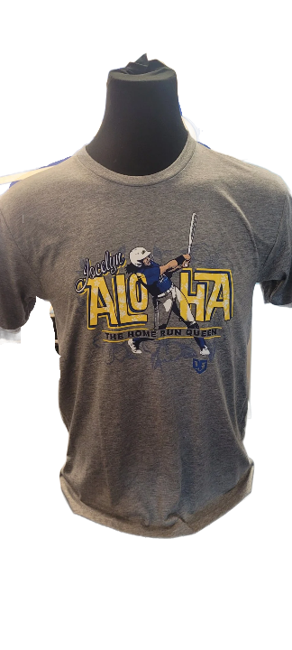 OKC Spark Jocelyn Alo Aloha Grey Shirt