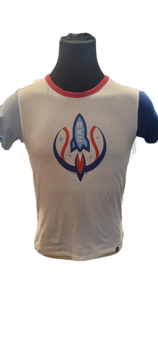 OKC Comets Youth White Rocket Tee