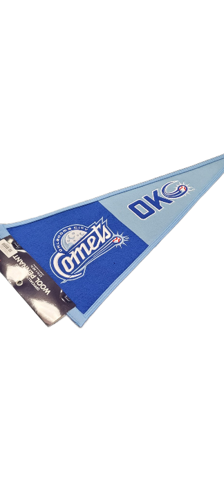 OKC Comets 13x32 Wool Pennant