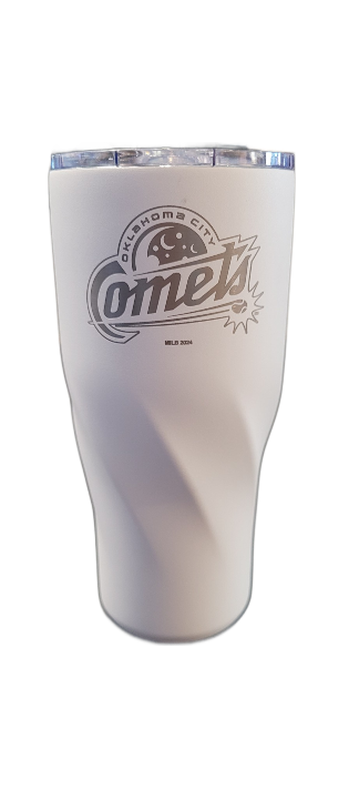 OKC Comets 20oz White Primary Logo Tumbler