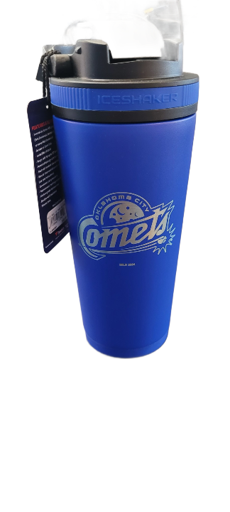 OKC Comets 26oz Primary Shaker Bottle