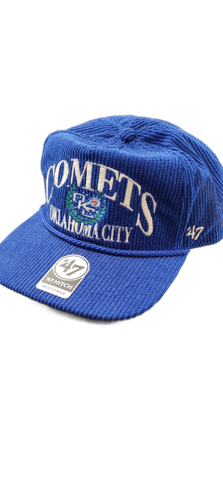 OKC Comets Pitchout Rope Retro 47 Hitch-RyB-Adj