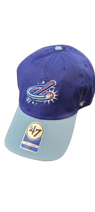 OKC Comets Youth Road Blue Adjustable Cap