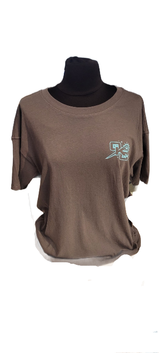 OKC Comets Women's Backer Road Dark Grey Tee