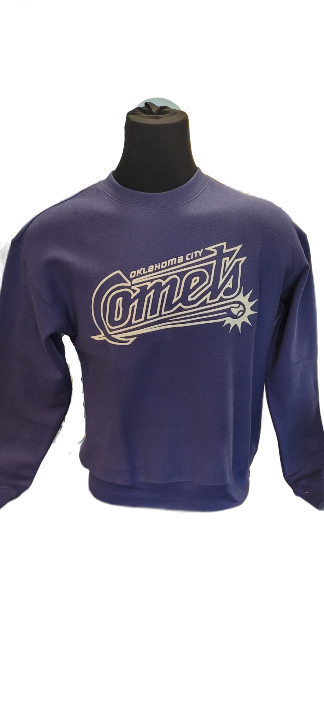 OKC Comets Foundation Script Deep Space Crewneck