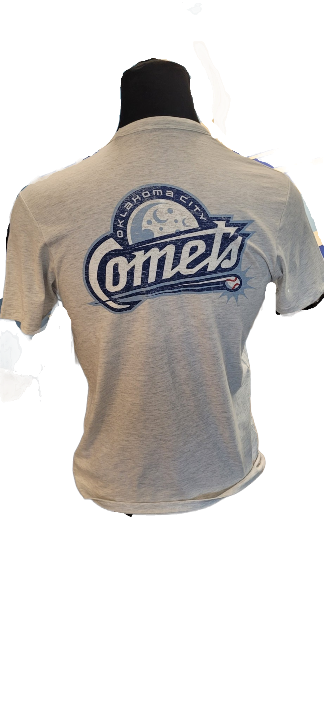 OKC Comets Backer Primary Grey Tee