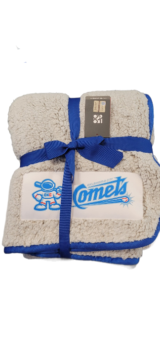 OKC Comets Frost Astro Script Fleece Blanket