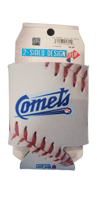 OKC Comets 12oz Baseball Can Cooler