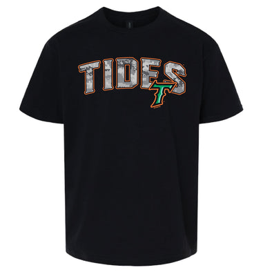 Norfolk Tides Youth Black Revolver T-Shirt