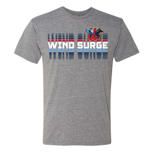 Wichita Wind Surge Adult Grey Rhythm Tee