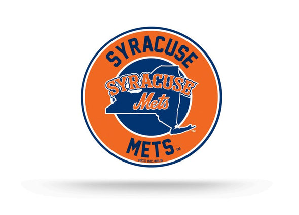 Syracuse Mets Round Magnet