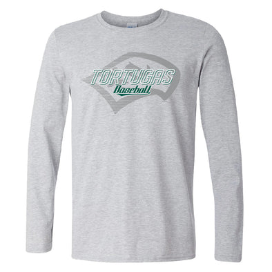 GRAY SOFTSTYLE LONG SLEEVE