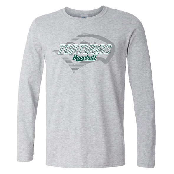 GRAY SOFTSTYLE LONG SLEEVE