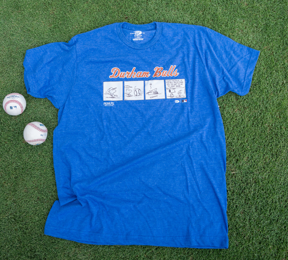 Durham Bulls FINALE PRESALE Peanuts Comic Tee