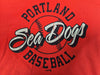 Portland Sea Dogs Women's Red Baseball Hoodie