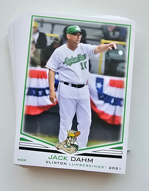 2021 Clinton LumberKings Baseball Card Team Set