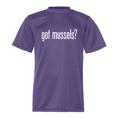 Mighty Mussels Adult Performance Tee/GOT MUSSELS?