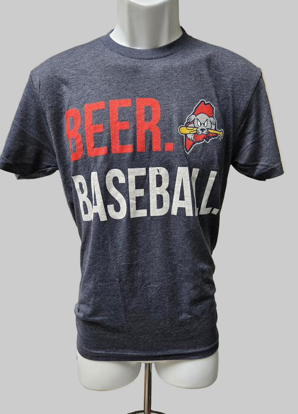 Beer and Baseball Adult Tee