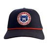 South Bend Cubs Navy Adjustable Trucker Cap with Rope