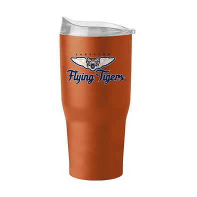 30oz Powder Coat Tumbler- Orange