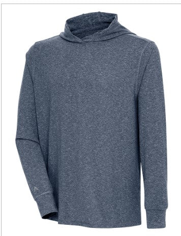 BRP NEW!  Heather Navy Long-Sleeve Hooded Pullover