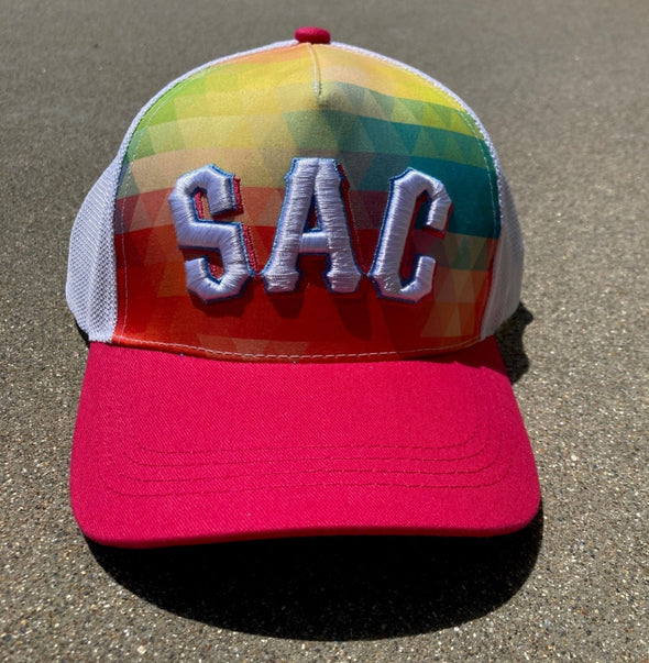 SEGMENTED SAC LADIES HAT, SACRAMENTO RIVER CATS