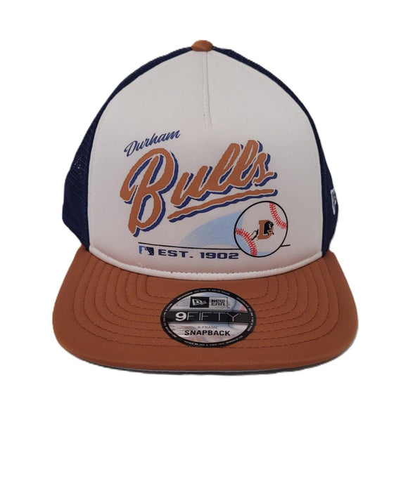 Durham Bulls 9Fifty Retro Foam Script Trucker