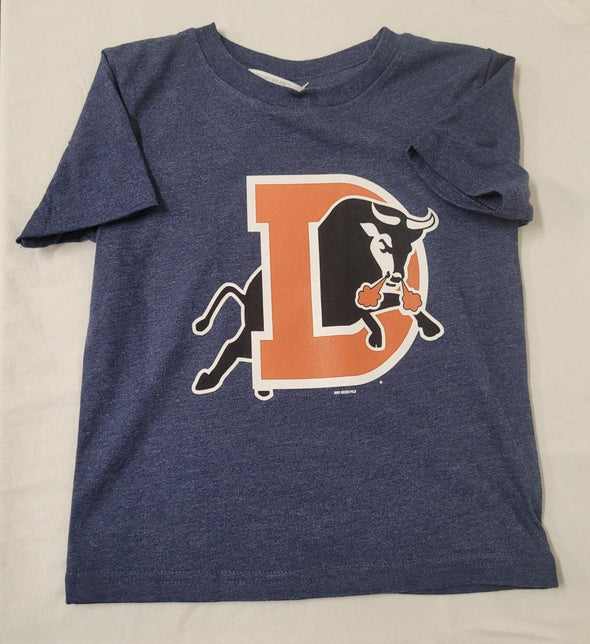 Durham Bulls Toddler Navy Fine Jersey D Logo Tee