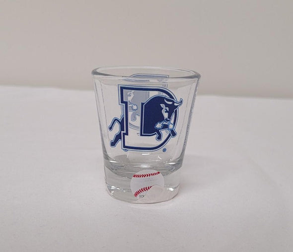 Durham Bulls Logo Brand 2oz Gameday Shot Glass