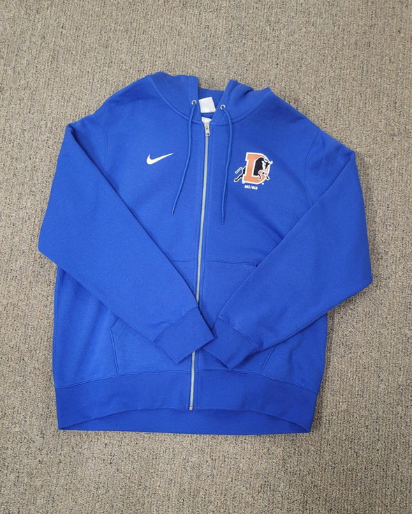 Durham Bulls Nike Club Fleece Full Zip Hoodie